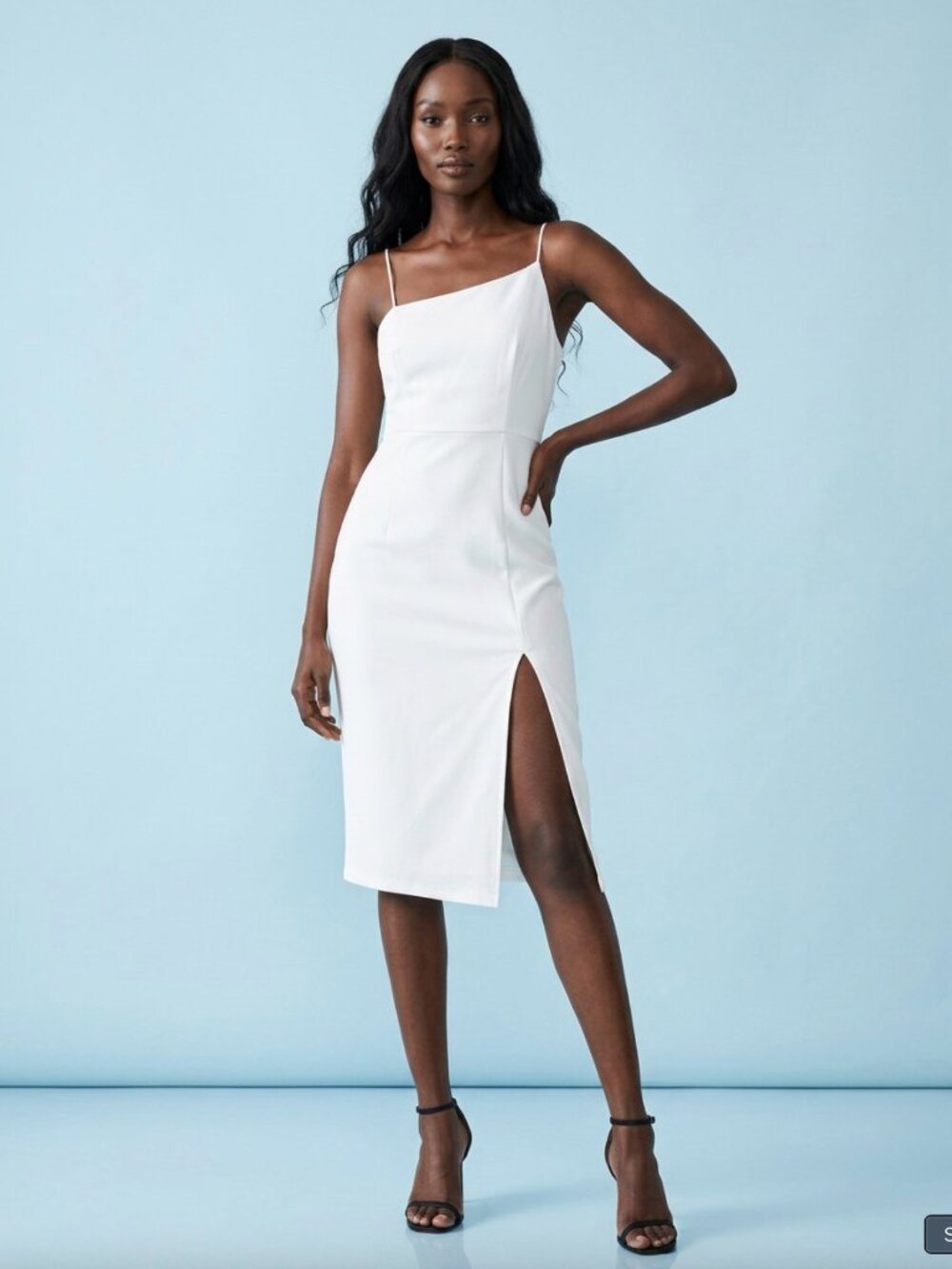 HELLO MOLLY White Midi Dress Sz 8